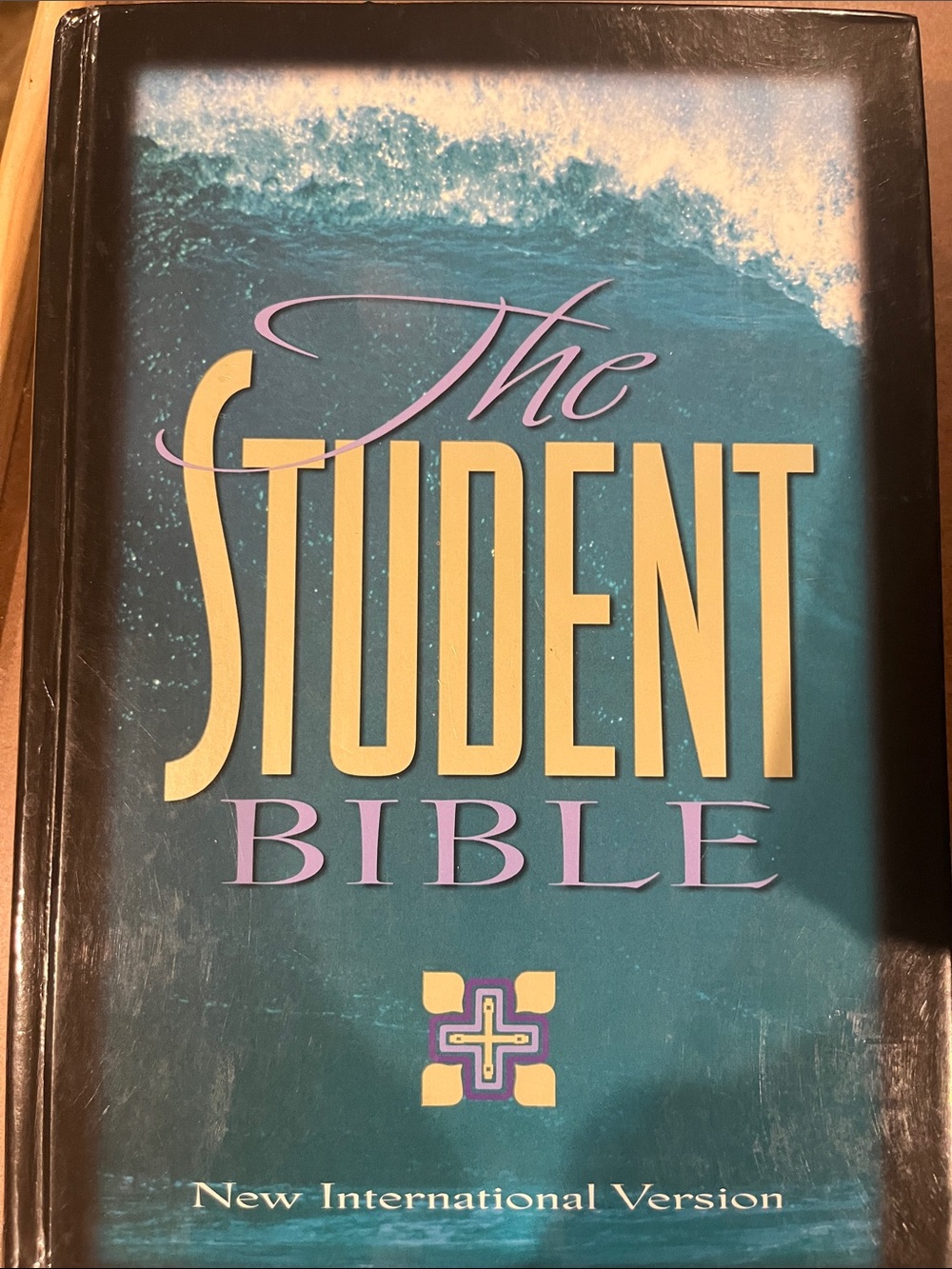 The Student Bible — Teal Cover with Purple & Yellow Accents